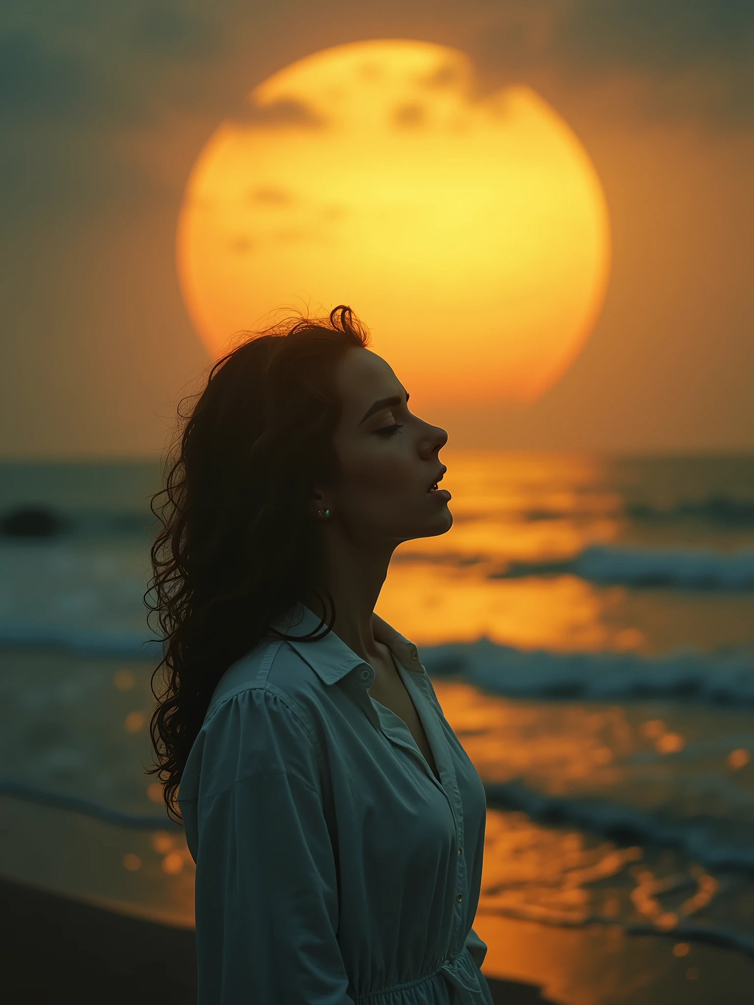 Everything is different for her now, there is no peace in sight now, everything is different for her now, even the sun is golden.