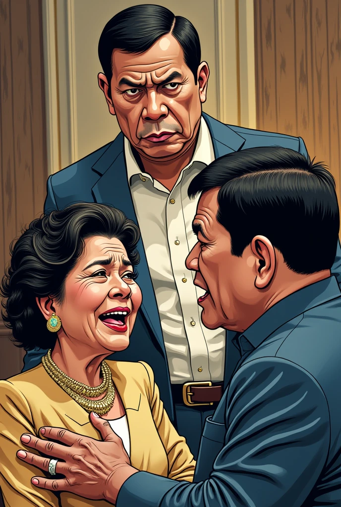 duterte on marcos sr. burial issue editorial cartoonist with imelda crying