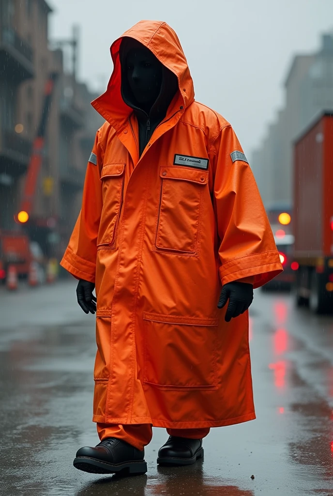 Raincoat with ppe and fits 3 people