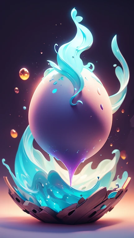 1 Monster Egg floating in the air, no base.. The image should be sharp and detailed, with beautiful colors.