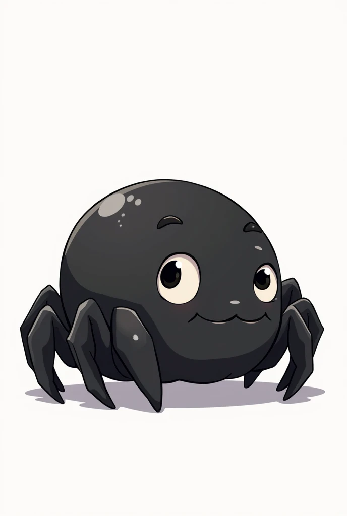 Make me a chibi black spider  png  photo