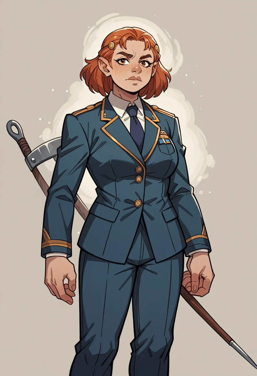 score_9, score_8_up, score_7_up, score_6_up, score_5_up, score_4_up, BREAK source_furry, source_anthro, rating_safety,
solo, female, Dwarf, humanoid, member, stands, uniform, suit