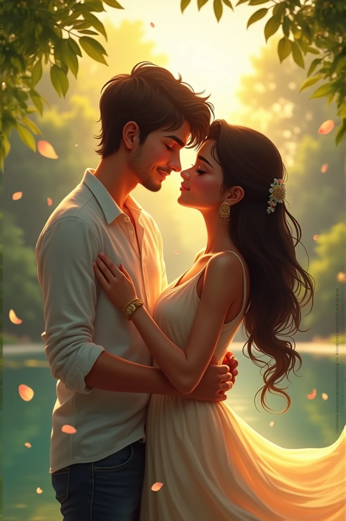 Love couple named Naveen and pawana