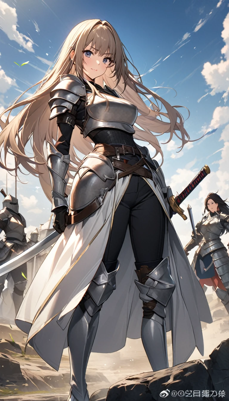 Ultra-high definition image quality、beautiful girl、Woman warrior、Female Swordsman、Light Armor、Silver boots、Long Hair、Knight&#39;s Hair Ornament、Black Hair、20-year-old、Be confident々face、Very short tight skirt、Sexy posture、wilderness、Highest quality,Big Ass、Big Breasts、Thighs、Grab the spear、Gorgeous embroidered lace panties、Joan of Arc style clothing、Wind King Barrier、Her hair is fluttering in the wind、The Sword of Promised Victory、god々Wearing a bright aura、Big Ass、Valkyrie the War Maiden、Crotch close-up、Angle from directly below、Squat with your legs apart