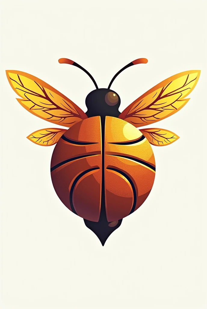 basketball and bee logo