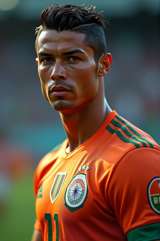 Ronaldo with Indian jersey