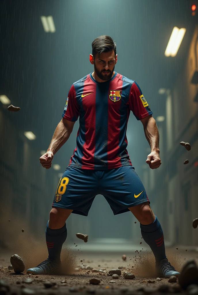 Messi as fighter