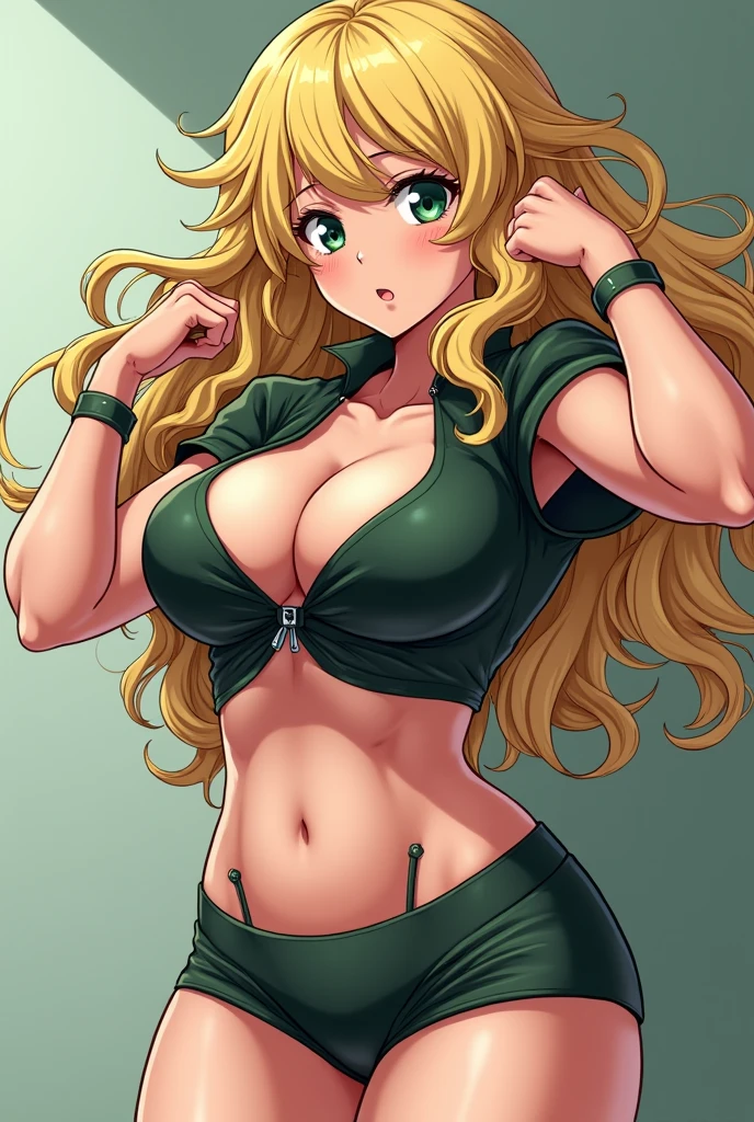 Tatsumaki one punch man, extra sexy, extra big ass, huge tits, realist, girl outfit showing ass and tits dressed in a string
