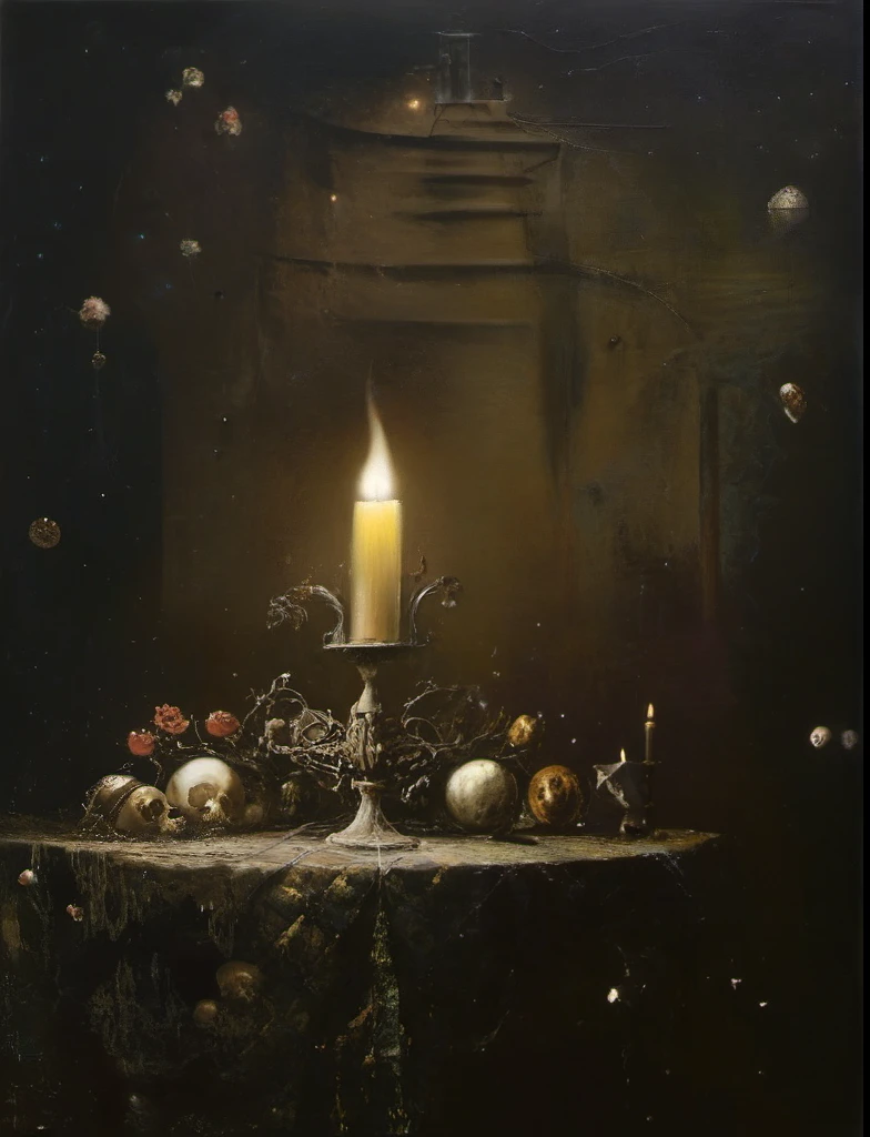 James Gurney, Surrealist art , dream-like, mysterious, Provocative, symbolic, Complex, detailed,, (Gothic but very beautiful:1.4), (masterpiece, Highest quality:1.4) , Nicola Samori Style, goddess