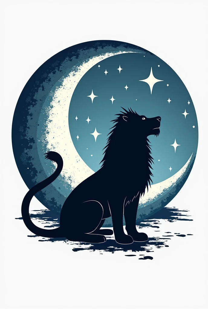 A zoo logo called Zoo Eclipse that has elements like the moon or stars but is clearly from a zoo