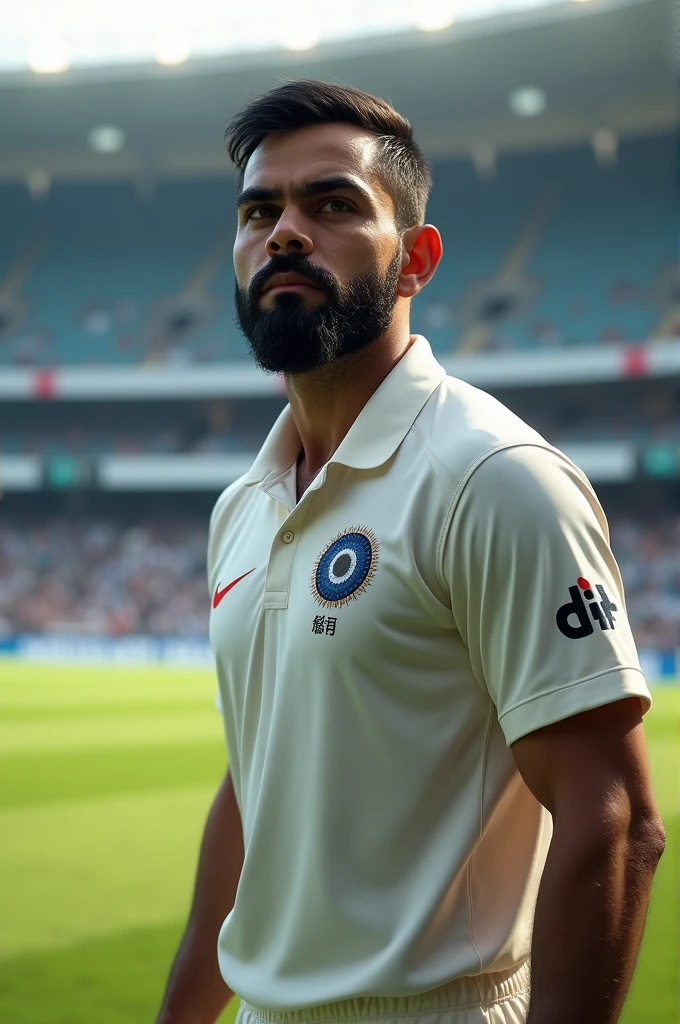 Create a 8k regulation image of Virat Kohli