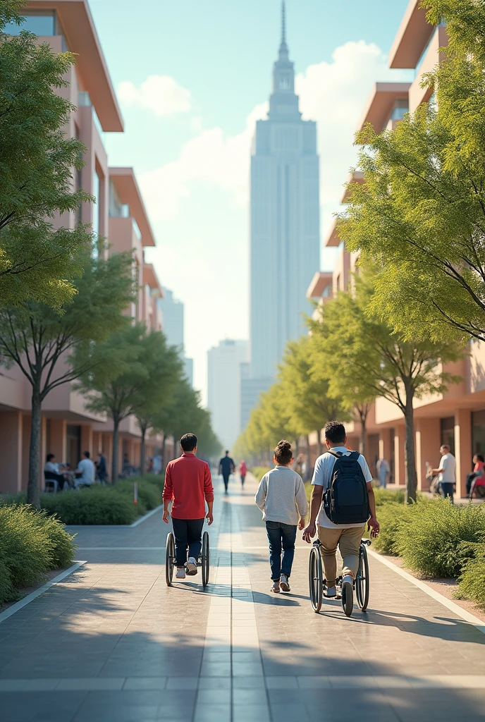 A better city for only disabilities peoples so they could live a happy life . People that has no legs or hand to live.