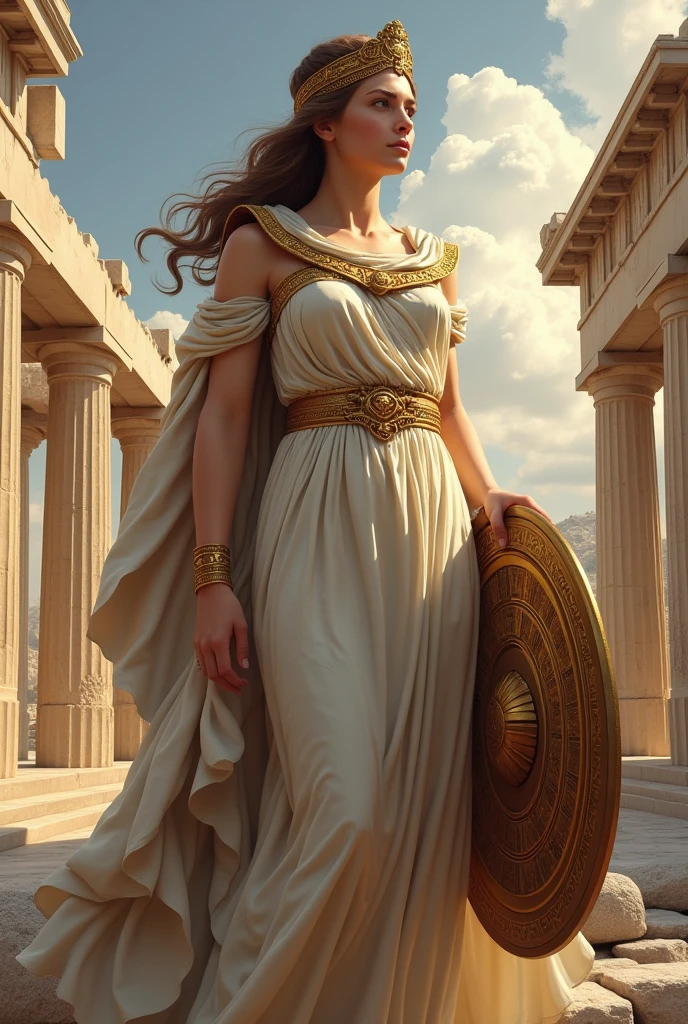 Athena, queen of the Gods from the people of Athens.