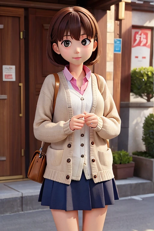 16age、female、cardigan、