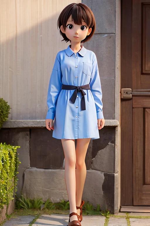 16age、female、Shirt dress、