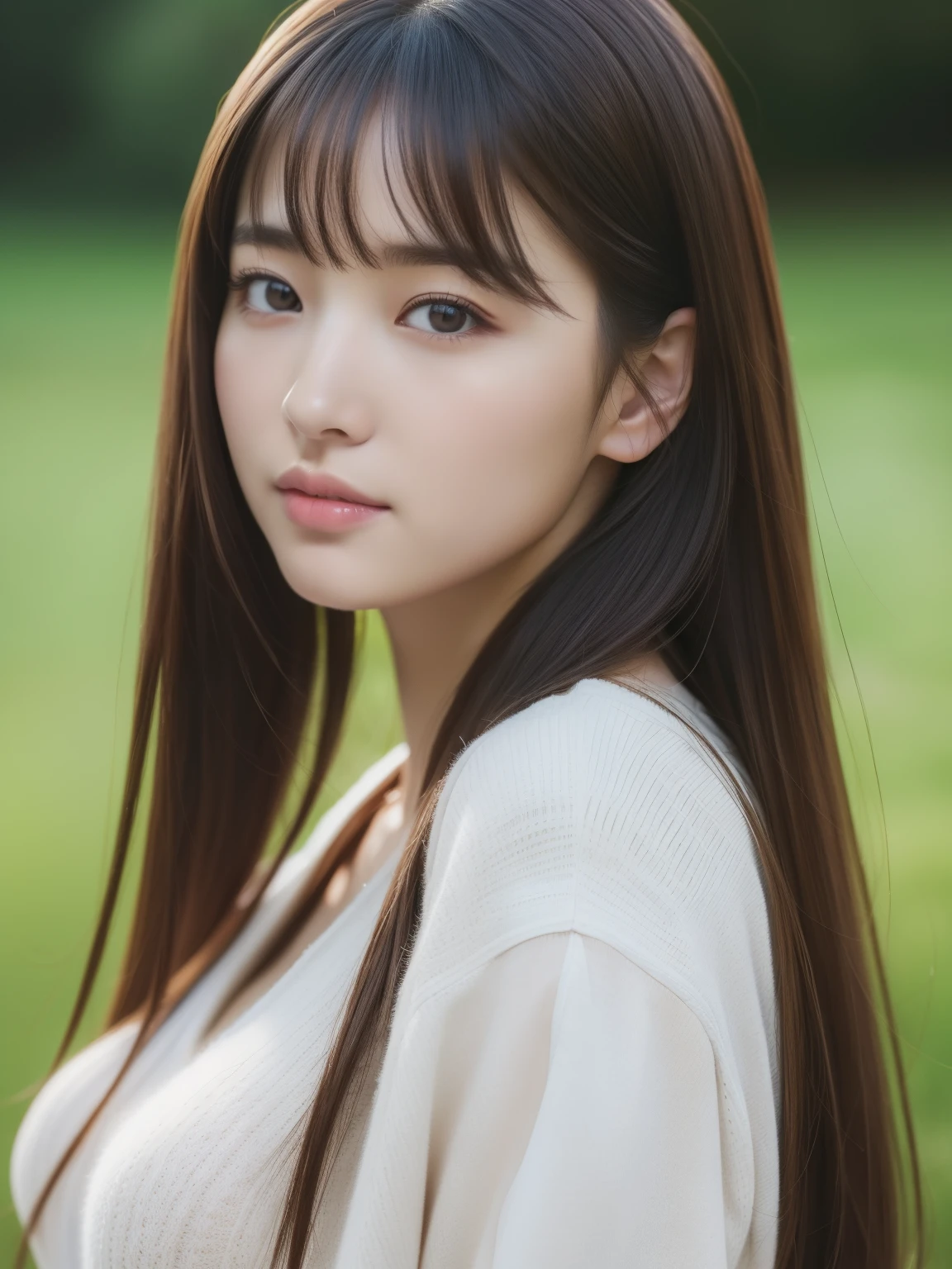 (8K、Raw photo、highest quality、Masseter muscle part:1.2)、Super detailed、super resolution、(realistic、realistic pictures:1.37)、portrait、High-definition RAW color photo、professional photography、hvery detailed and beautiful、very detailed、8K wallpaper、surprisingly detailed、huge file size、official art、very detailed CG Unity 8K wallpapers、very detailed beautiful girl、very detailed顔、very detailed目、very detailed肌、Very thin fingers、very detailed nose、Very detailed mouth、perfect ???????、hvery detailed back ground、Hvery detailed clothing、1 girl、(18:1.2)、teen、cute、famous japanese idol、cute、realistic body、、white skin、glowing skin、because I&#39;thin、handsome body、brown haired、bob cut、laughter、cute、Zola々right、cute faces、lifelike face、delicate eyes、ordering sauce、light blue long sleeve shirt、earrings、looking at camera、cowboy shot、positive、contrapo, draw the background accurately、high street, public, dynamic lighting,