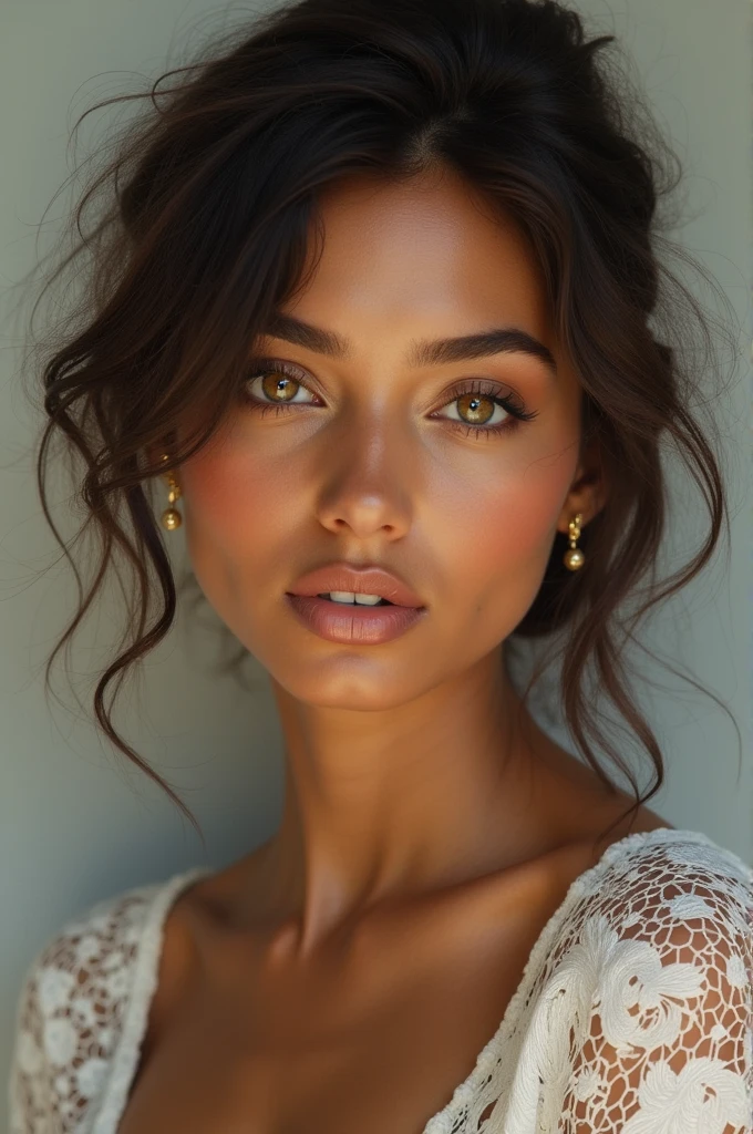 mixed race woman