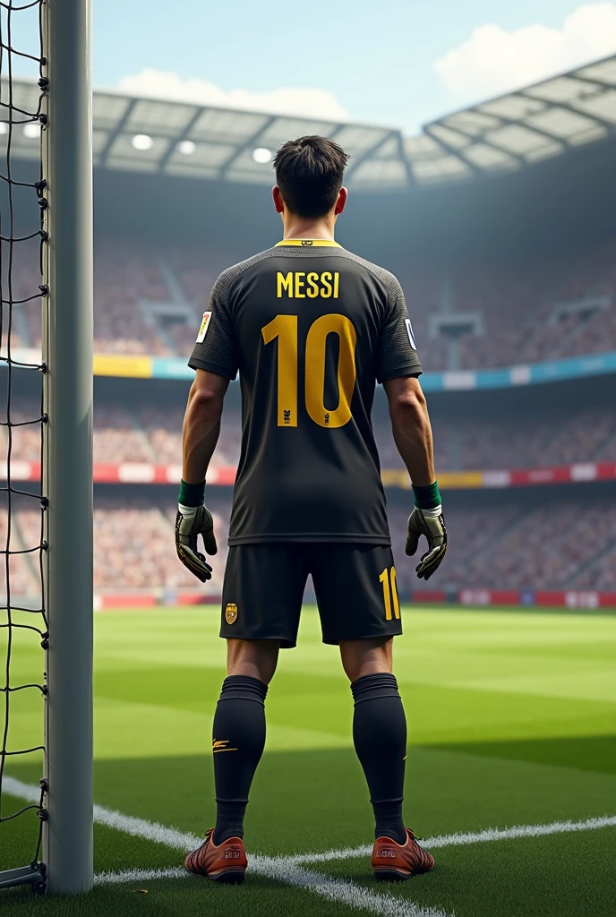 Messi as a goalkeeper