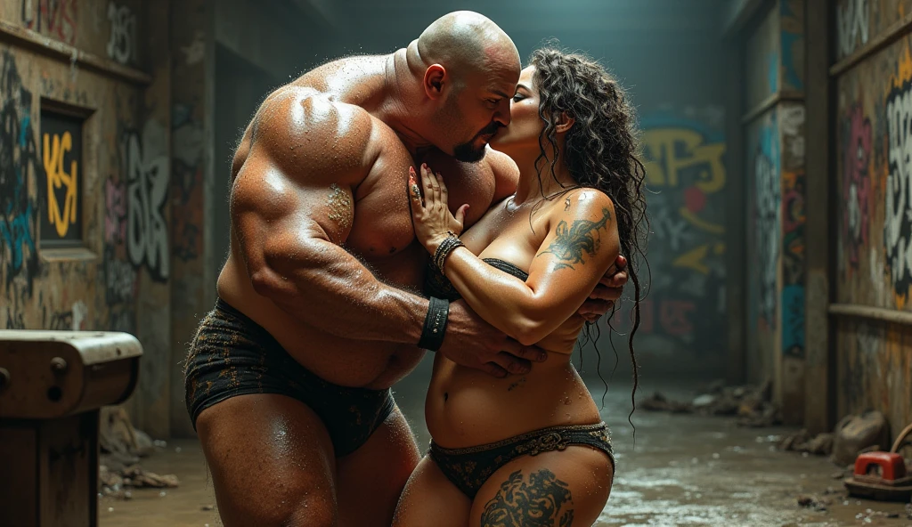 Wrestler、housewife、cum shot,sex slave_tattoo,oily fat wrestler,cum shot、Seeding Press,Dirty talk graffiti on body、Seeding Press,30 years old,(masterpiece, best quality:1.2), 1girl, solo,standing_split,Big Tit,、Big Butt,Armpit Hair、
,muscular、busty,hentai