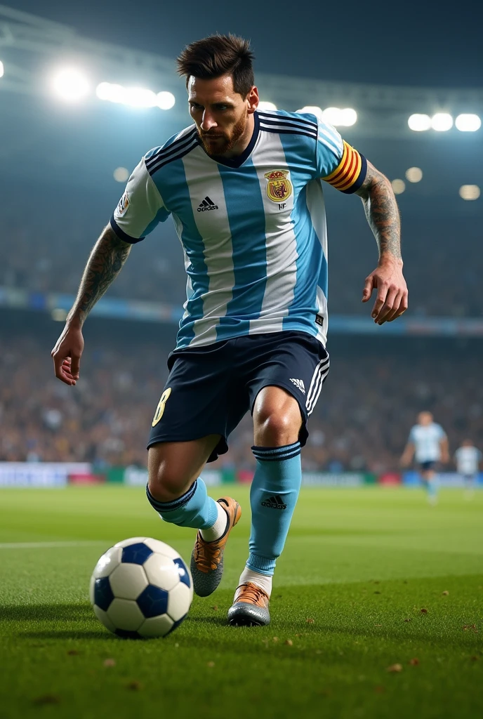 Messi. Football shoot