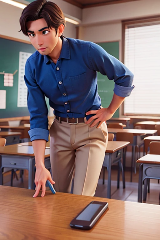 teacher、male、