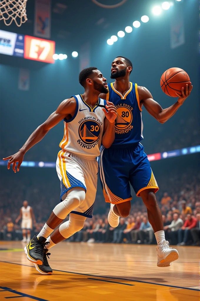 stephen curry and kyrie irving fussion 8k graphics
