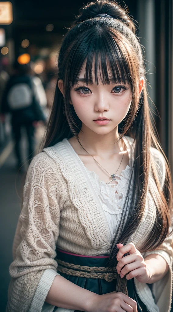 Japanese Harajuku fashionista, 24mm, 4k textures, soft cinematic light, adobe lightroom, photolab, hdr, intricate, highly detailed, sharp focus, soothing tones, insane details, intricate details, hyperdetailed, low contrast, soft cinematic light, exposure blend