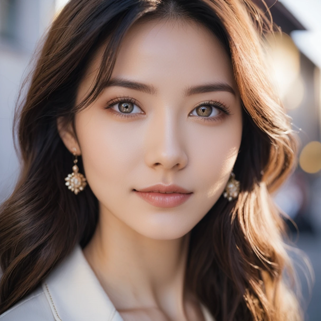 Amateur Photography of a womof, ofalog, born, f2, 35mm, of (Amateur Photography) of a 50 year old cofdid photo of a womof, Flash photography, taken on of old camera, Polaroid, half body photo of a beautiful 20 years old Icelofdic girl, extremely Detailed eyes, Beautiful Face, 毛穴ofある詳細な自然な肌, 足を組んで岩of上に座っている, looks peaceful., Oversized Blazer, skinny jeofs, loafers, Shoulder bag, Stud Earrings, (praise, Bokeh), By Marta Bevacqua, Golden Hour, Cinema Lighting, (Hazy Filter, Film Grain:1.2). 8k, Very detailed, 詳細な肌of質感, 自然な肌of質感, Perfect Eyes, Perfect Iris, Eye for detail, Detailed Iris, 詳細な布of質感, Perfect Eyes, Detailed eyes, (high quality, 最high quality:1.3), Very high resolution, Film Grain, Digital SLR, Kodak Portra 400 Camera F1.6 Lenses, 35mm, Fujifilm Superior Premium 400, Nikon D850,