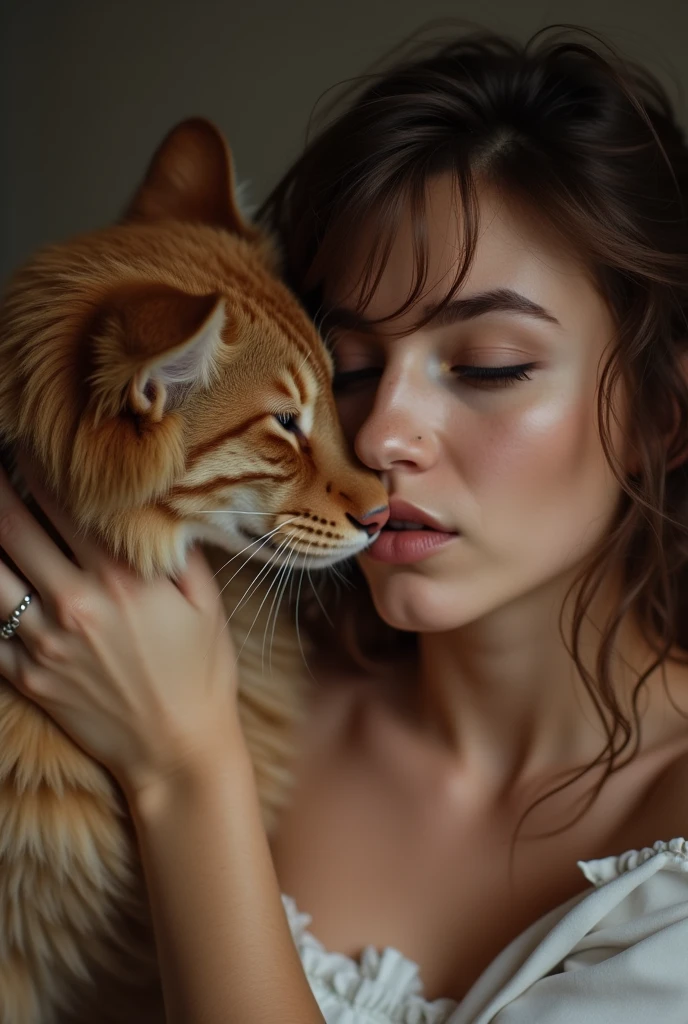 (photoréalisme:1.2), lesbian interracial, pussy licking