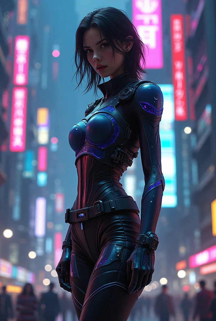 Cyberpunk,girl,future technology