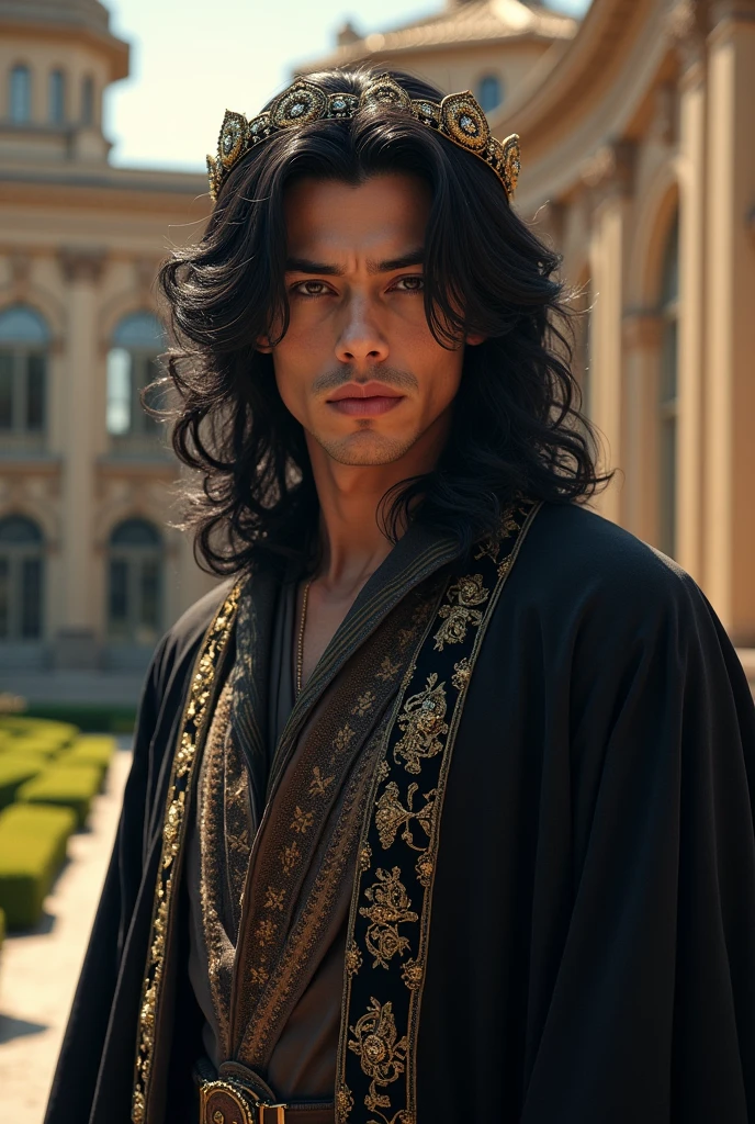  a prince with black hair