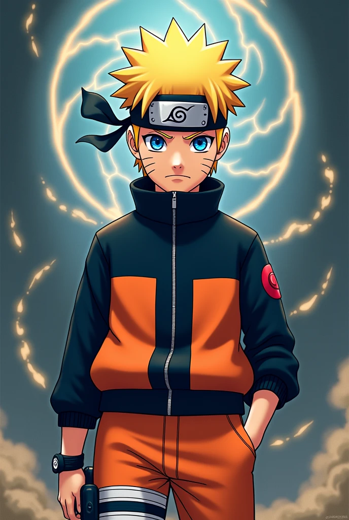 Naruto with the sharingan