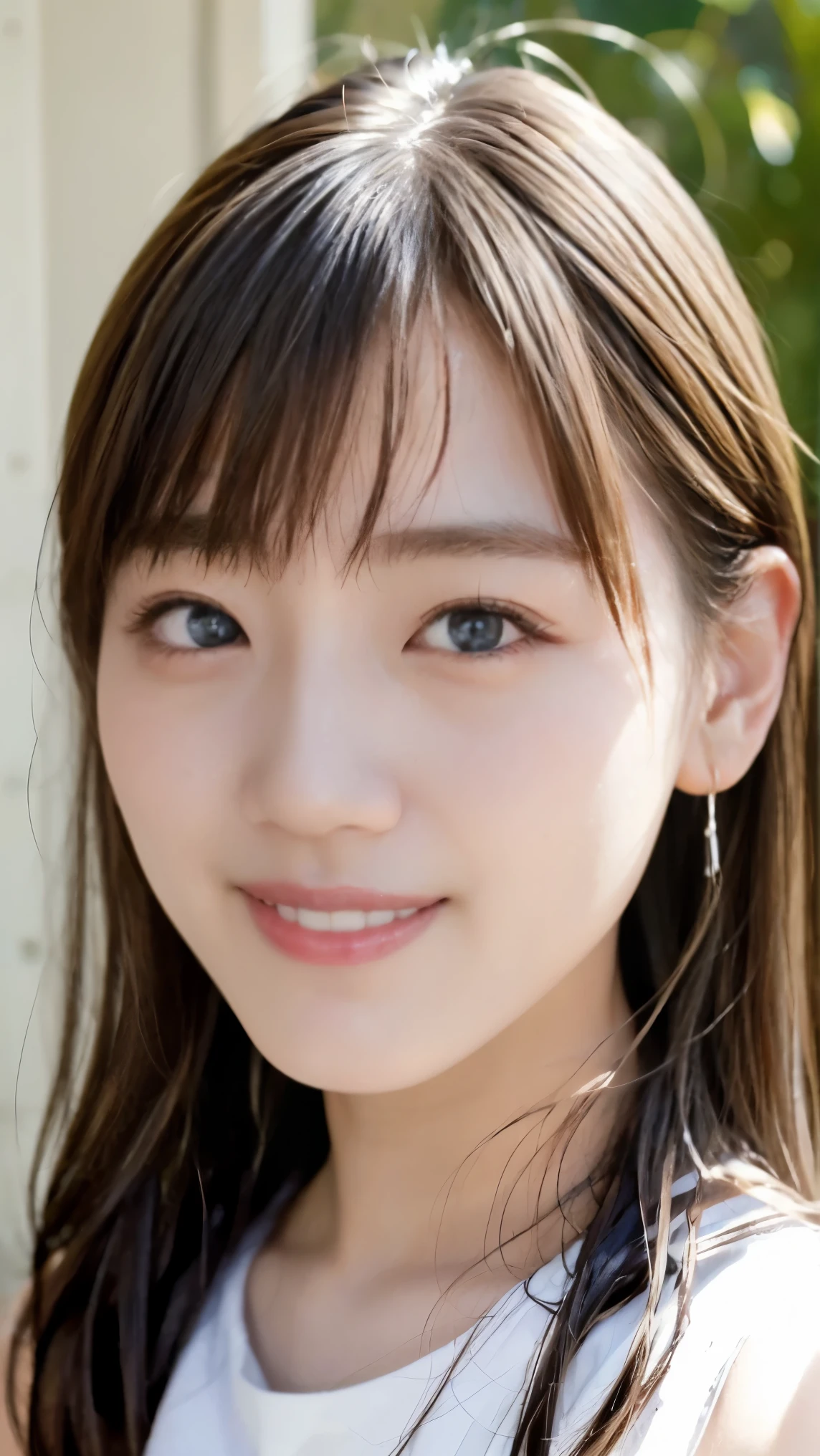 Everything modern:1.66, Cute Japanese Women Photos, smile:1.78, 20-year-old, Oil for straight, one-length hair＆Hair balm:1.55, (photo Realistic:1.4), (hyper Realistic:1.4), (Realistic:1.3), (Smoother lighting:1.05), (Improving the quality of cinema lighting:0.9), 32K, 1 person,20-year-oldの, Realistic lighting, Backlight, The light shines on your face, Ray Tracing, (Bright light:1.2), (Improvement of quality:1.4), (Highest quality Realistic textured skin:1.4), fine grain, Detailed face,(smile:0), (Emphasis on face close-up:1.3), (Enhances the beauty of skin texture:1.1),((Extremely precise and accurate anatomy:1.0)), (Enhances the beauty of skin texture:1.1), Clean and glowing skin, mesh, thin:1.2, (Realistic:1.3), Realisticなライティング, (Smoother lighting:1.05), 32K, One Japanese woman, fine grain, Detailed face, (Film Grain:1.1),(Accentuates body lines:1.1), High resolution, Natural look, Kind eyes, Improves hair quality, Delicate light and shadow, Transparent muscles, Graceful pose, Beautiful Eyes, Sharp details, Soft light reflection, Beautiful contours, Delicate skin tone, Fine hair texture,Cute Japanese Women Photos,