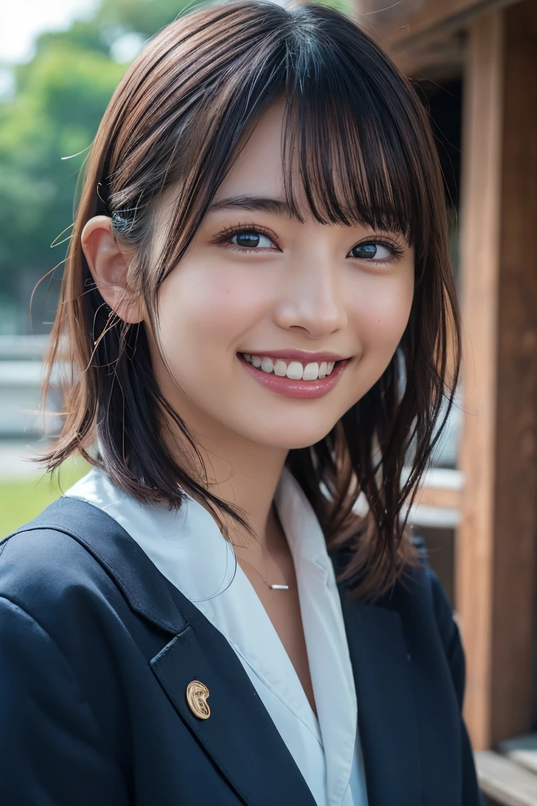 (8k, RAW Photos,Highest quality, High resolution:1.1), (Ultra-realistic:1.4),(Realistic, Realistic:1.3),The Beauty of Japan、((smile:1.3))、