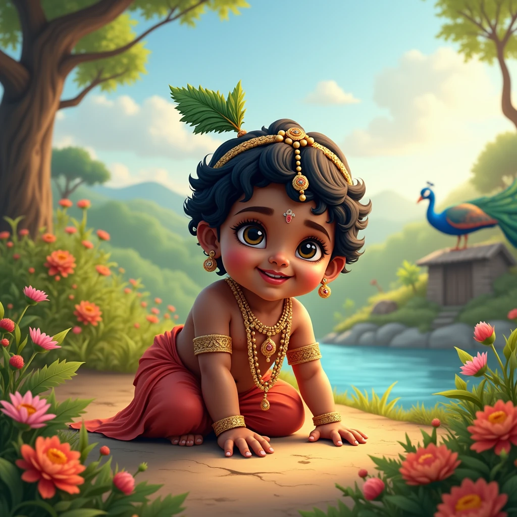little shree krishna janmashtami
