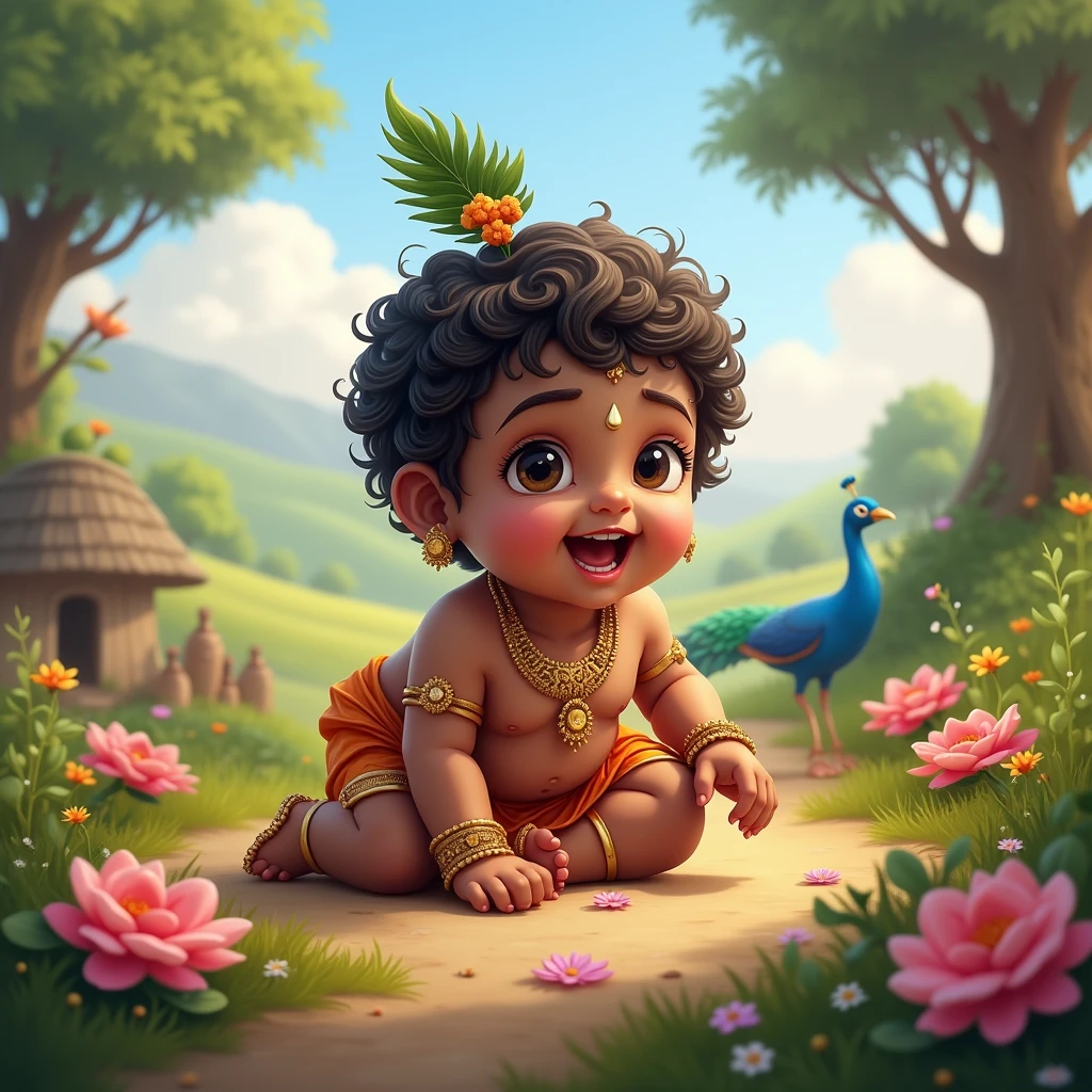 little shree krishna janmashtami