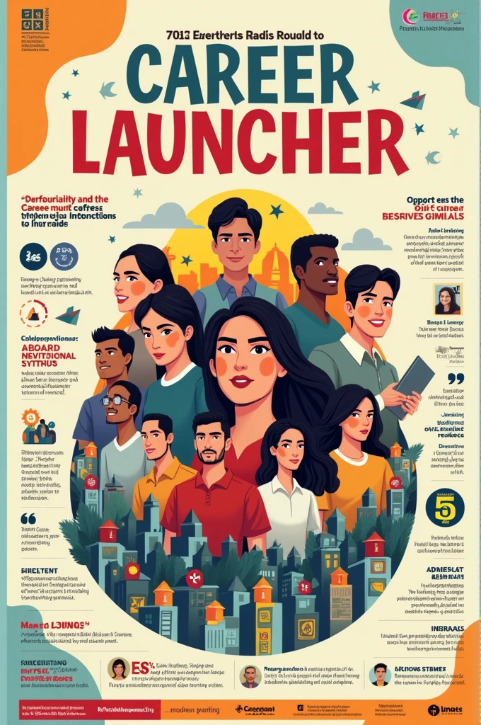 Creat a poster on career launcher haridwar