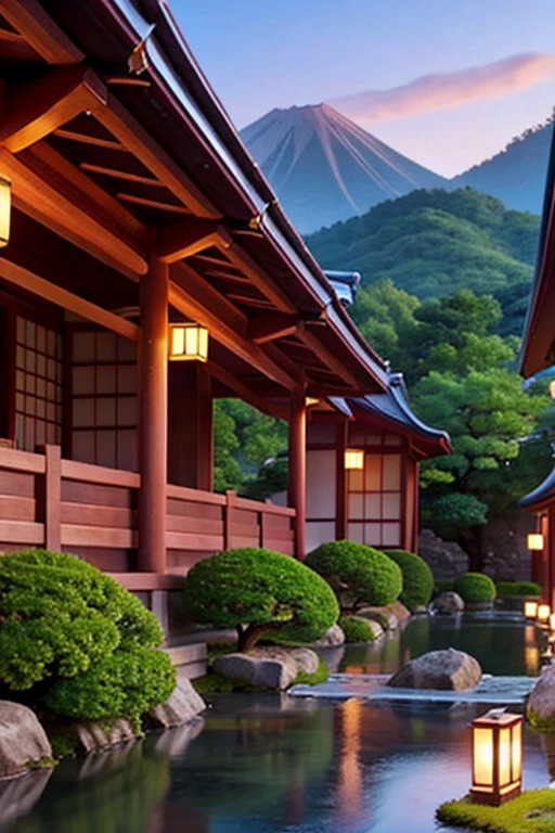 Japan background、Fantasy、beautiful、