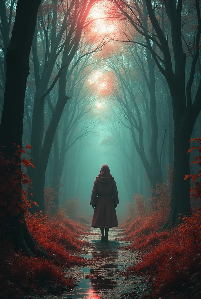 (masterpiece), (4k), (fujiflm), (canoncamera), (16k), Visually captivating artwork, with skillful use of color, composition, and light. Innovative artwork, showcasing unique and imaginative concepts. (gore , horror, colourful , mystery , lonely elements) Emotionally resonant artwork, effectively conveying a narrative. Momentum-aligned artwork, reflecting a sense of movement and progress. Skillfully crafted artwork, demonstrating meticulous detail and technique.