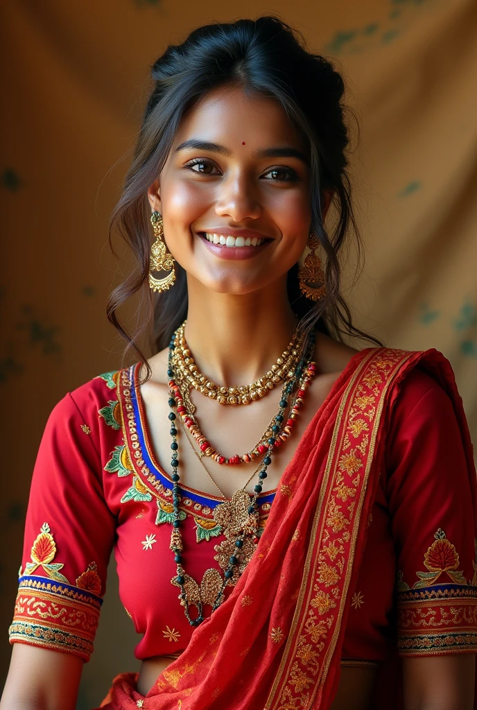 Give me good decent banner image with traditional blouse and name as Sri embroidary works...which should attract customers when they visit shop..give colourfully and traditional