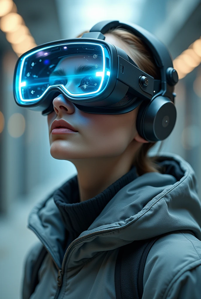 Augmented Reality goggles no humans