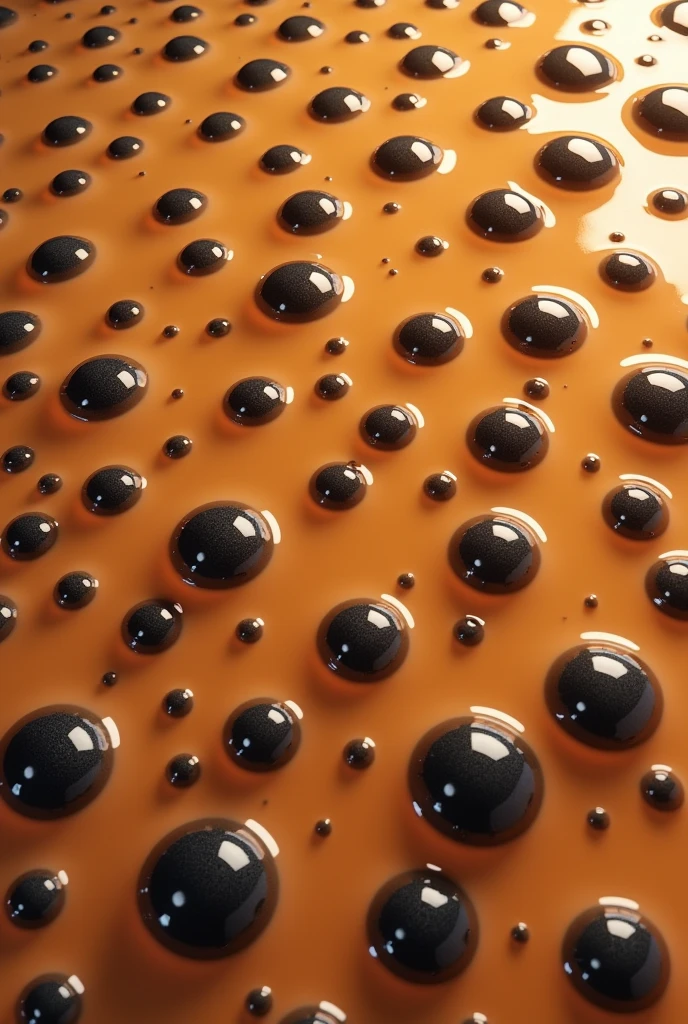a big caramel pool of black sboba