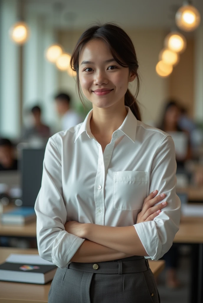 Young student at hotel school 