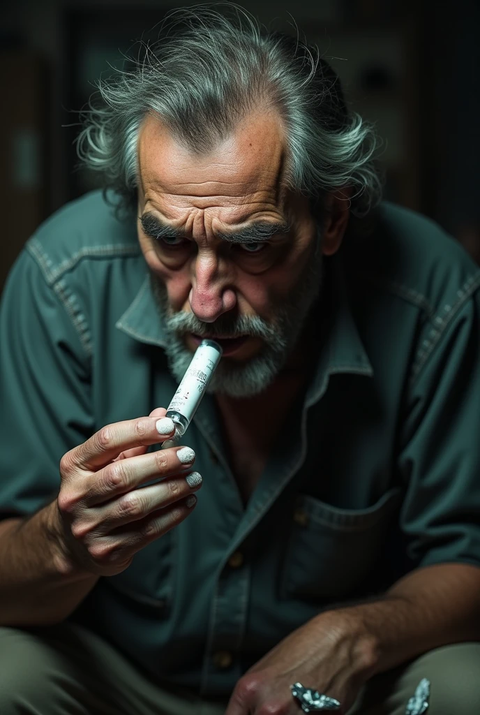MAN INHALING COCAINE NAMED JAVIER