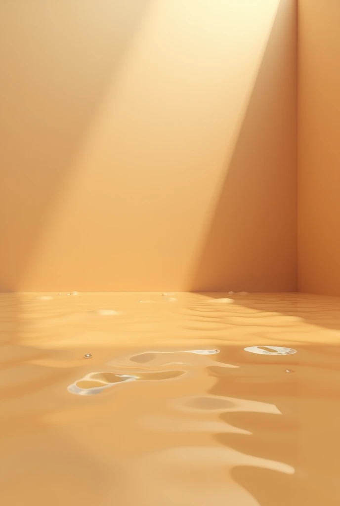 a big pool of caramel milktea without boba pearls