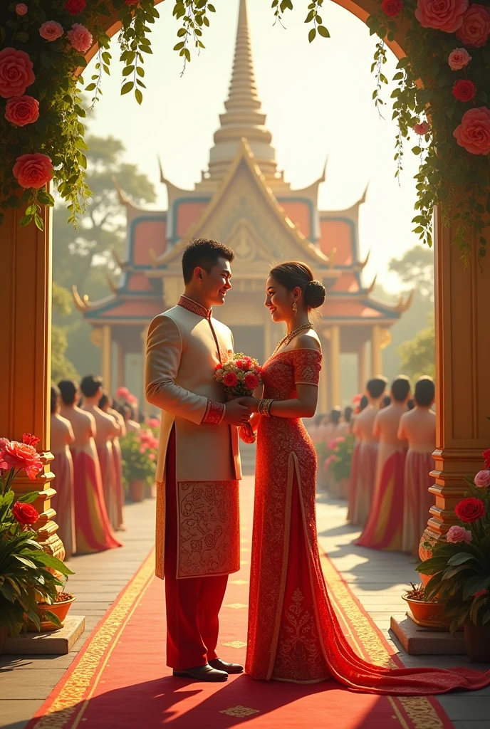 Backgroun khmer Marriage