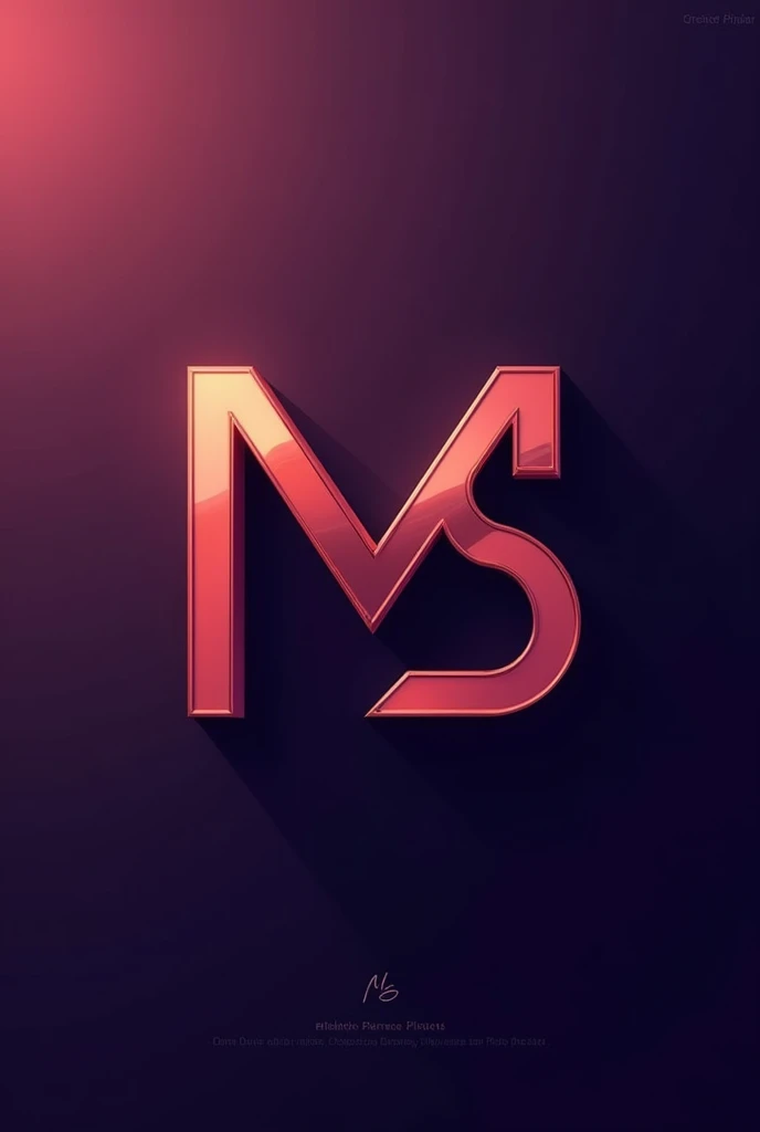 "I would like to create a unique and innovative logo that has never been created before.. The main colors I would like to use are purple and metallic coral.. The logo must be modern and attractive, but easily recognizable.  With the letter M and S intertwined Please, use your creativity to create something truly unique and special."