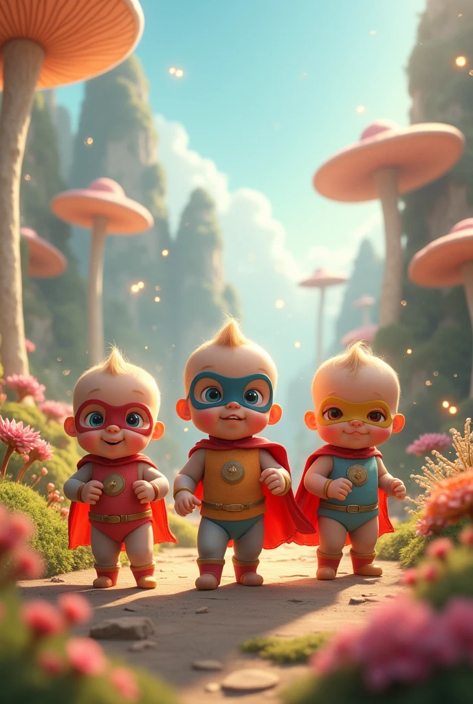 3 Baby HEROes
