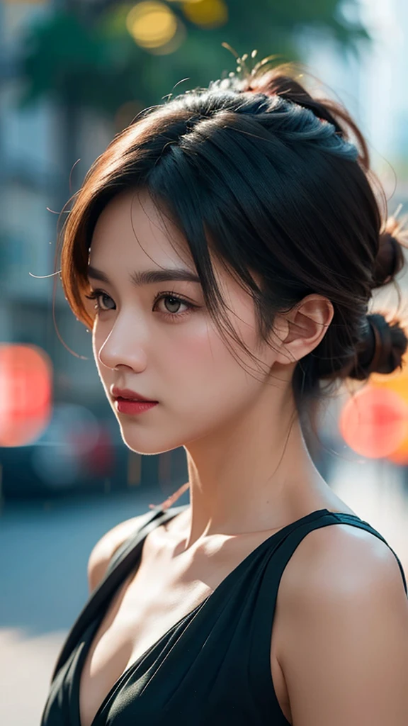"Transform your concept into a visually descriptive and detailed image with our AI platform. From realistic front lighting to abstract motion blur and bokeh, the possibilities are endless. Don't forget to add in those detailed eyes and body for an even more stunning result."