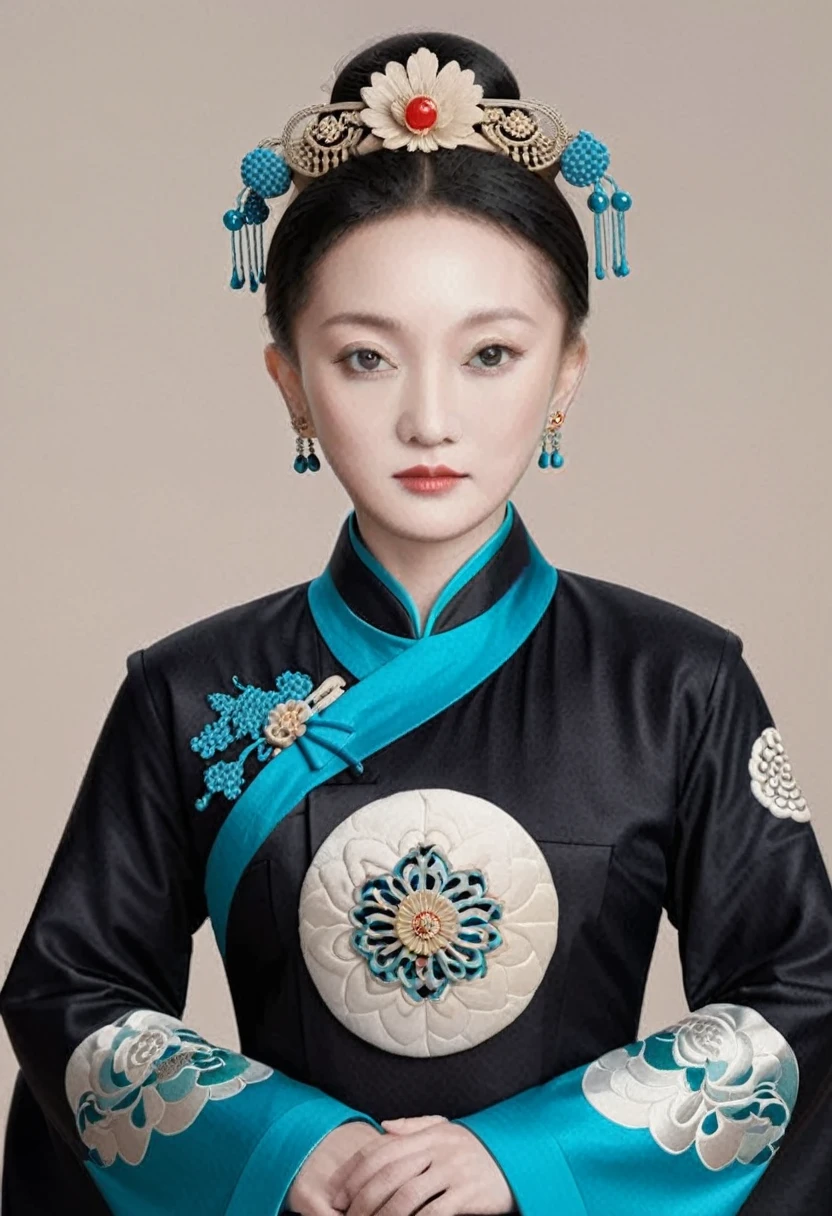 Empress in Qing Dynasty uniform